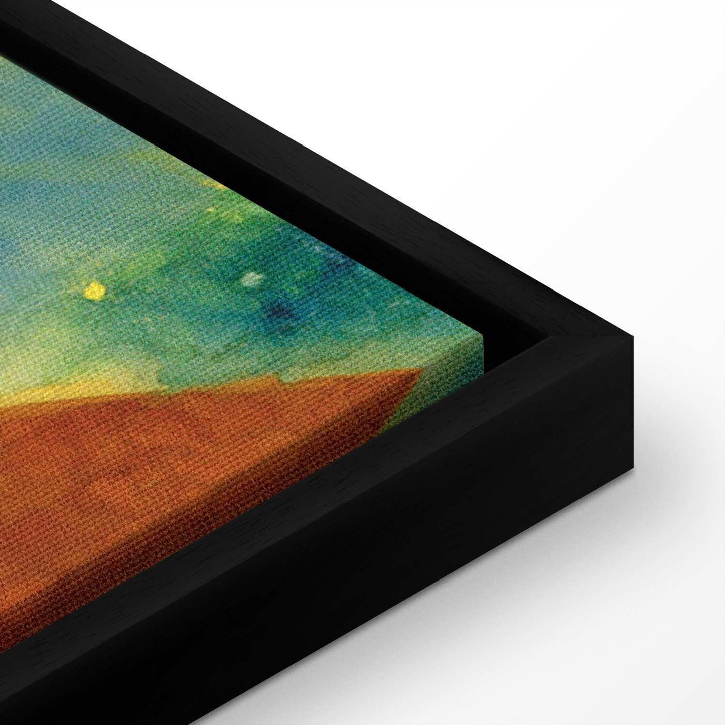 Leinwandbild - August Macke – With a Yellow Jacket