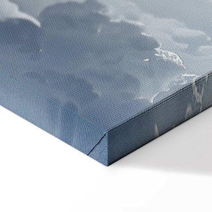 Leinwandbild - Astral Calm: Stars Scattered Over Delicate Clouds