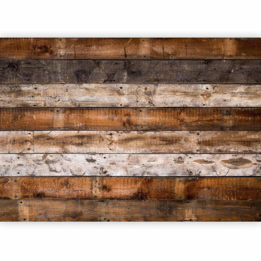 Rustikale Wanddekoration im Vintage-Holzdesign

