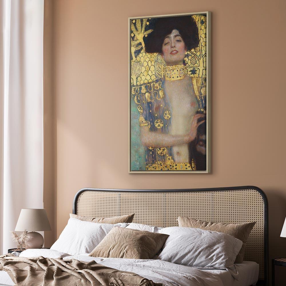 Leinwandbild - Gustav Klimt – Judith and the Head of Holofernes