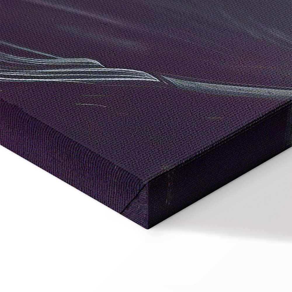 Leinwandbild - Epic Light Play: The Sun Battling for Dominance Over the Clouds