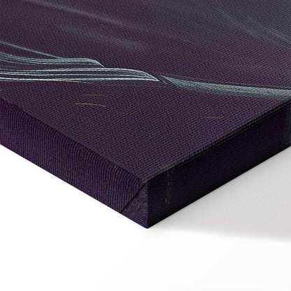 Leinwandbild - Epic Light Play: The Sun Battling for Dominance Over the Clouds