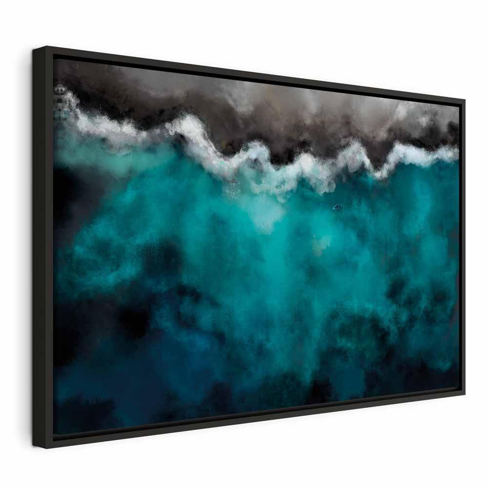 Leinwandbild - Blue Lagoon (1 Part) Wide