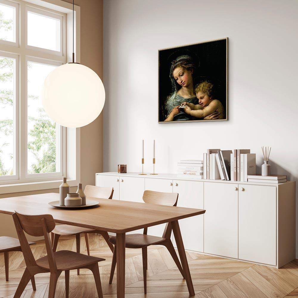 Leinwandbild - Rafael Santi – The Virgin of the Rose