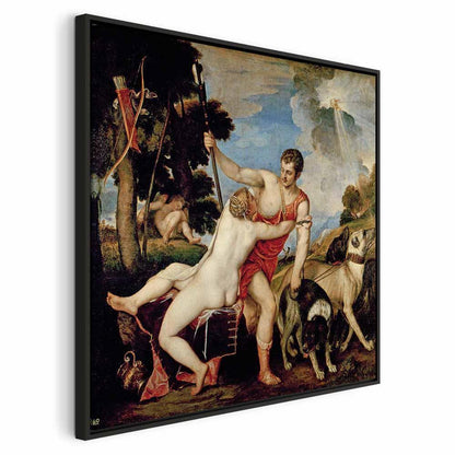 Leinwandbild - Titian – Venus and Adonis