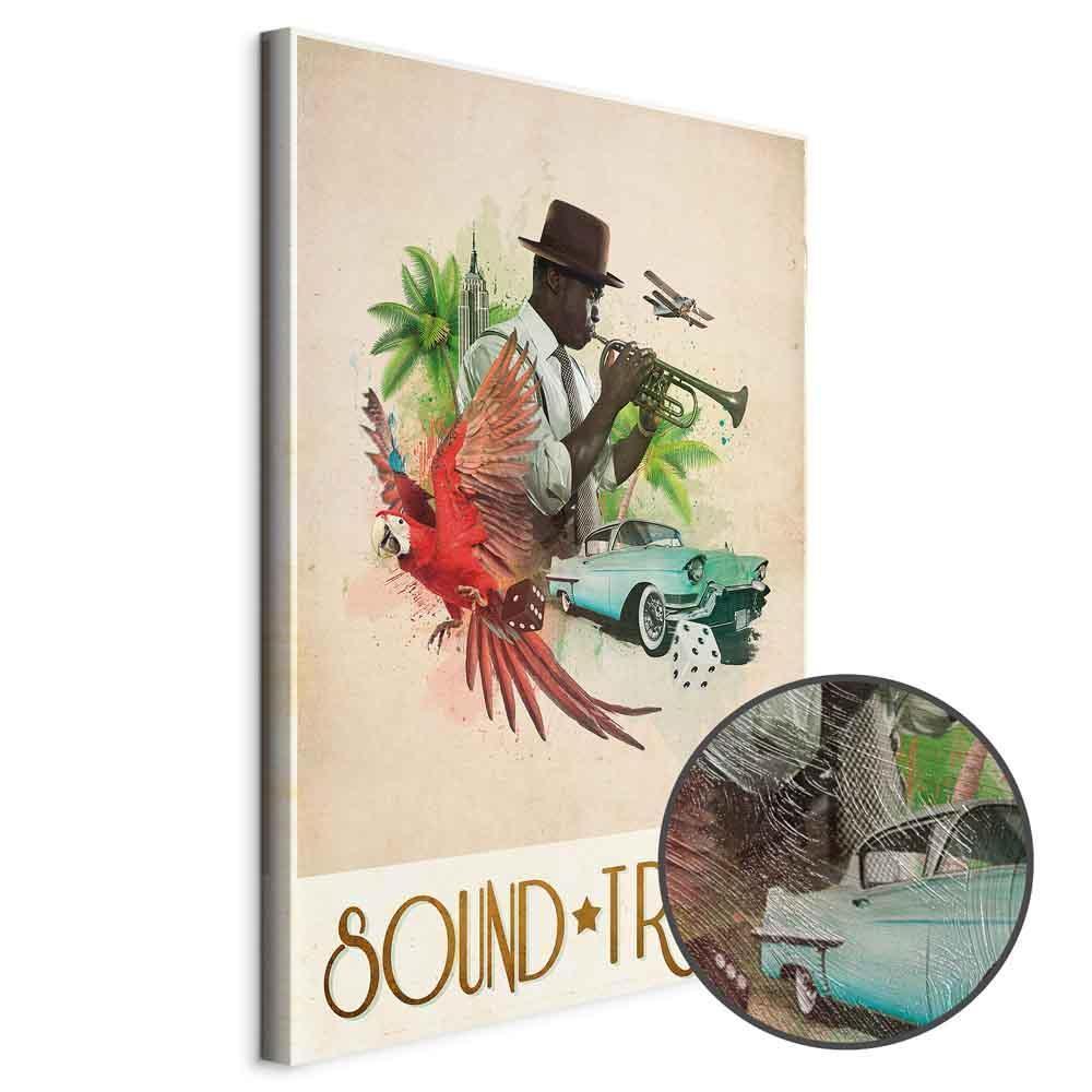 Leinwandbild - Sound Travel (1 Part) Vertical