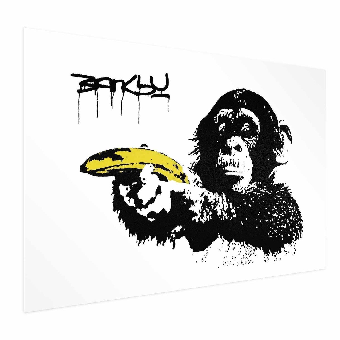 Poster - Banksy: Monkey with a Banana Artgeist