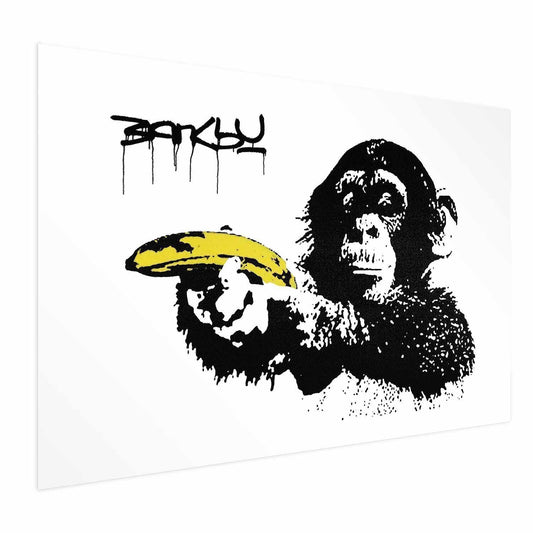 Poster - Banksy: Monkey with a Banana Artgeist