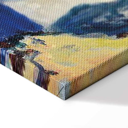 Leinwandbild - Claude Monet – Beach at Pourville