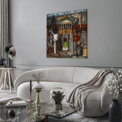 Leinwandbild - Frida Kahlo – My Dress Hangs There