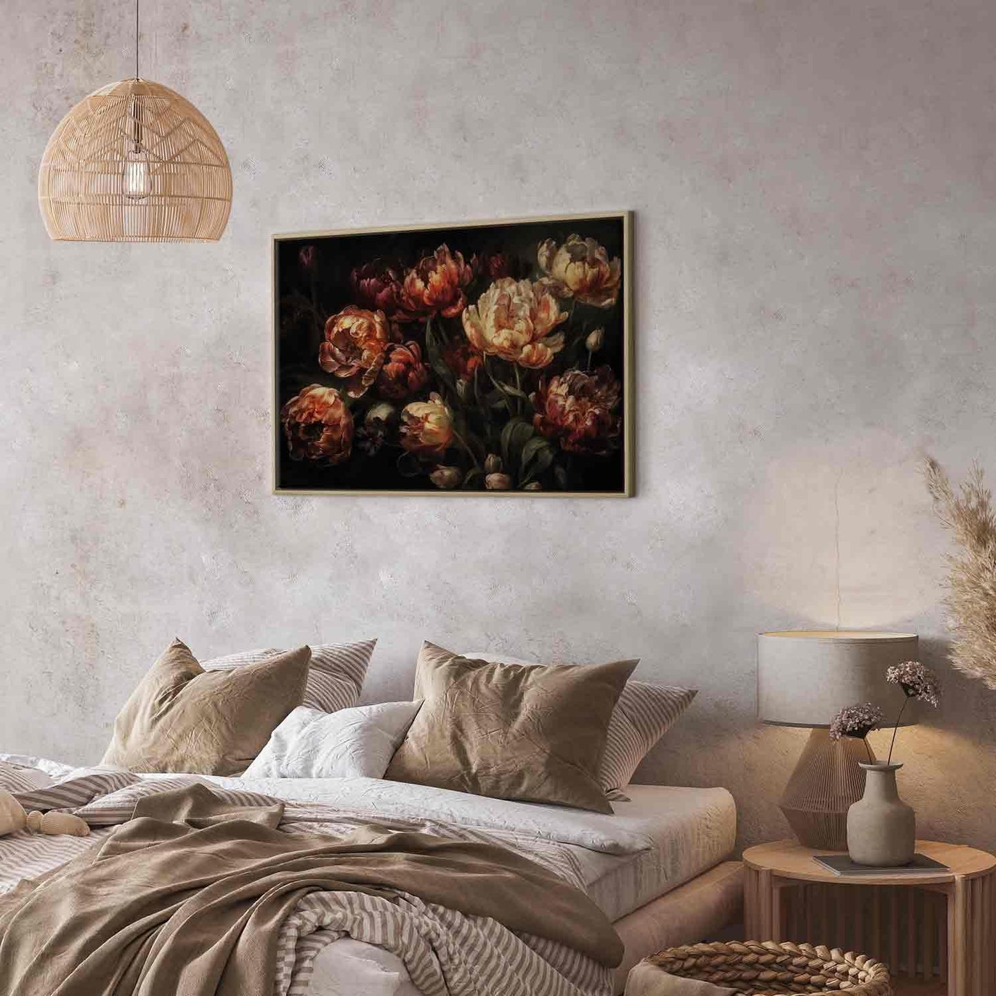 Leinwandbild - Blooming tulips