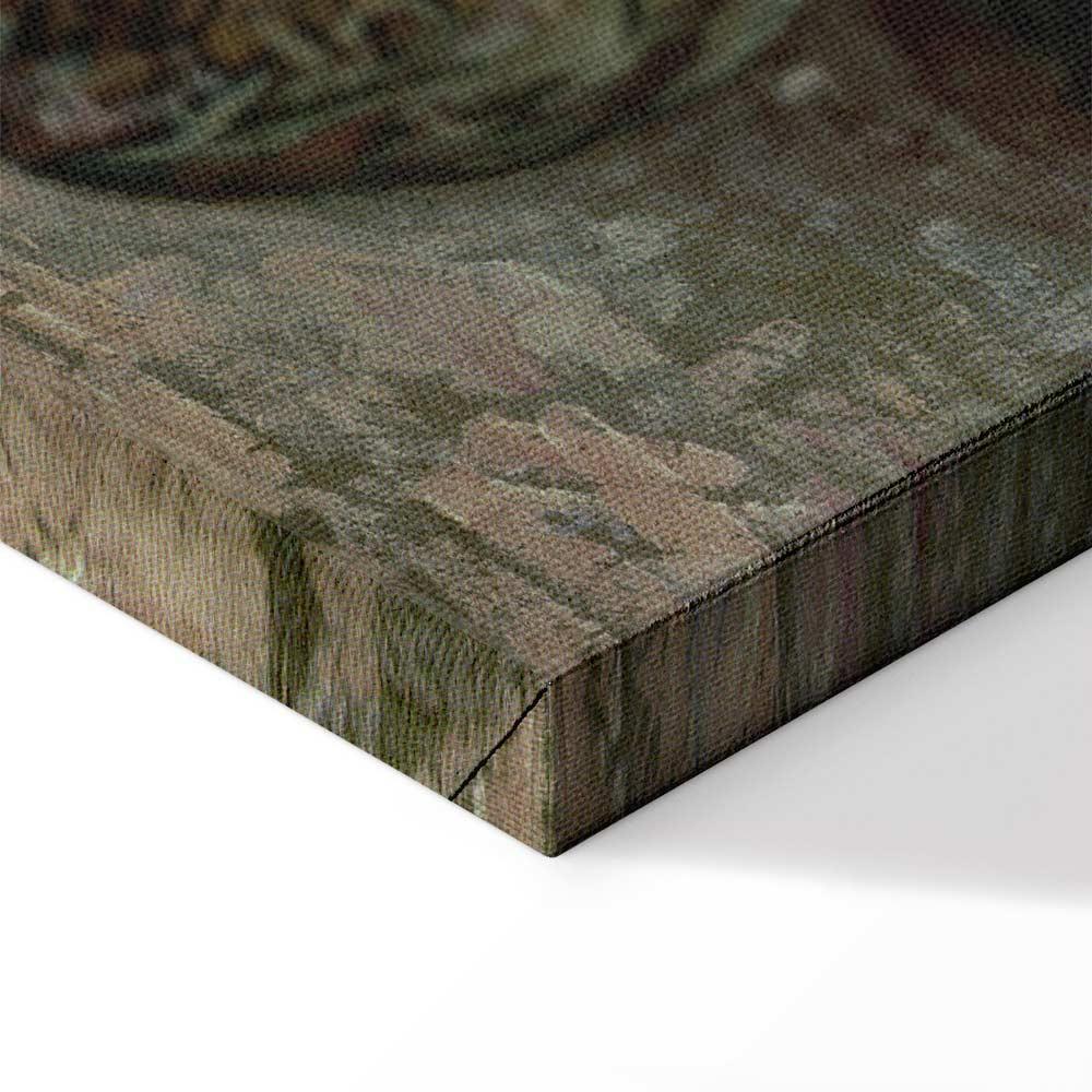 Leinwandbild - Vincent Van Gogh – Vase of Hollyhocks