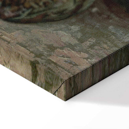 Leinwandbild - Vincent Van Gogh – Vase of Hollyhocks