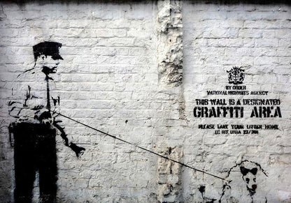 Banksy Fototapete – Graffiti Art für dein Zuhause