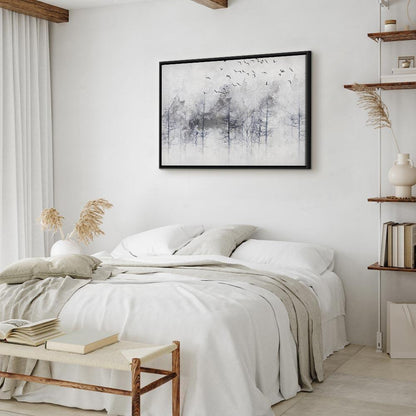 Leinwandbild - Winter Forest (1 Part) Wide