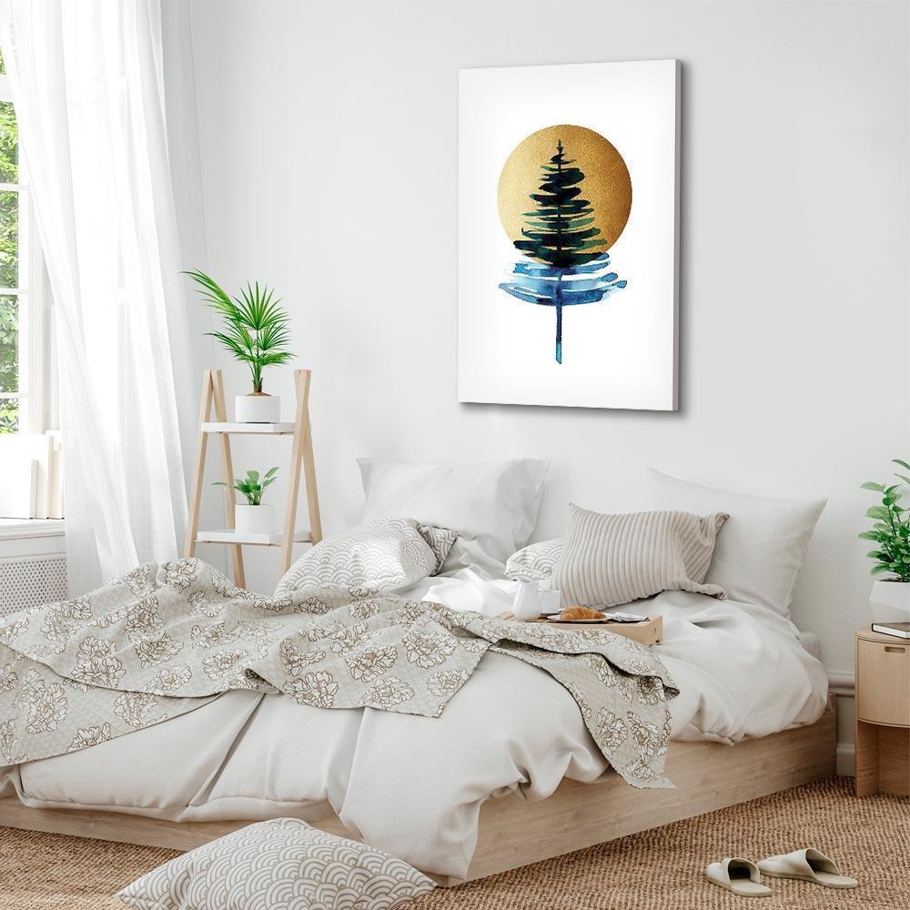 Leinwandbild - Sunny Winter (1 Part) Vertical