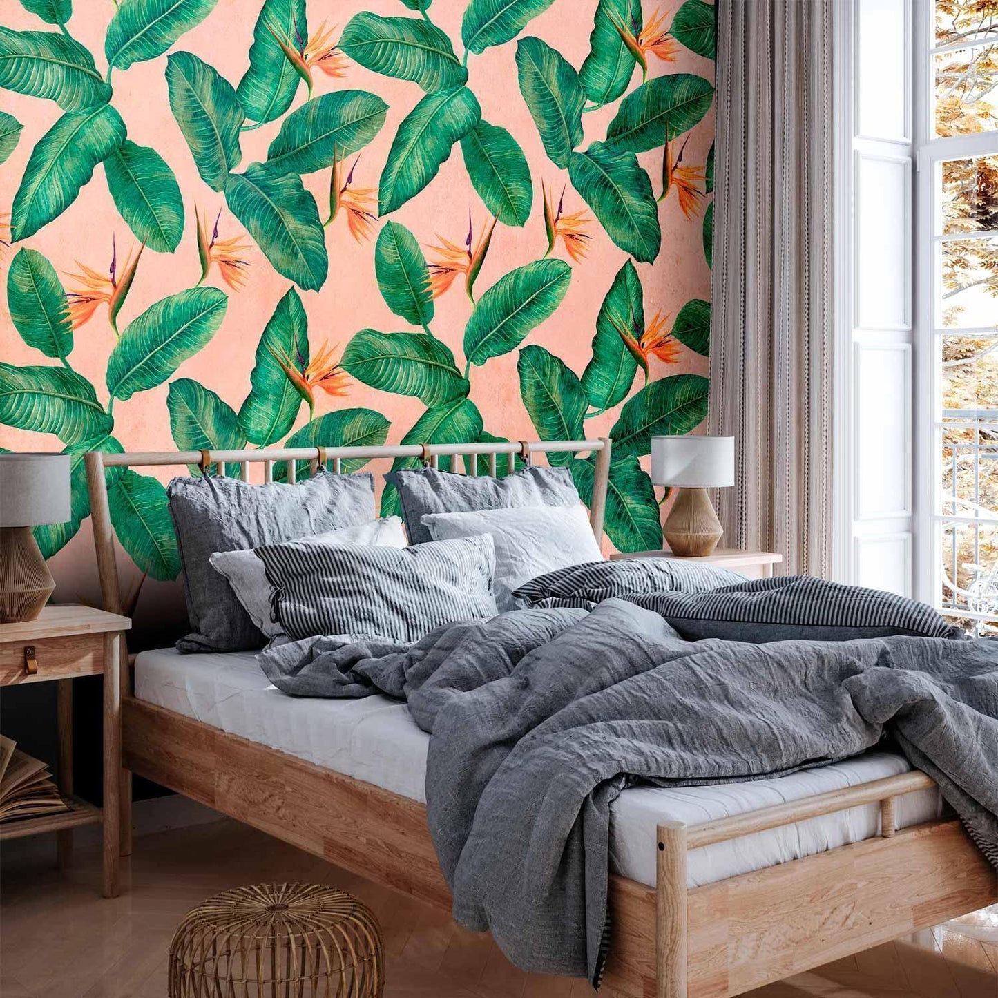 Fototapete - Peace of Wild Bushes - First Variant