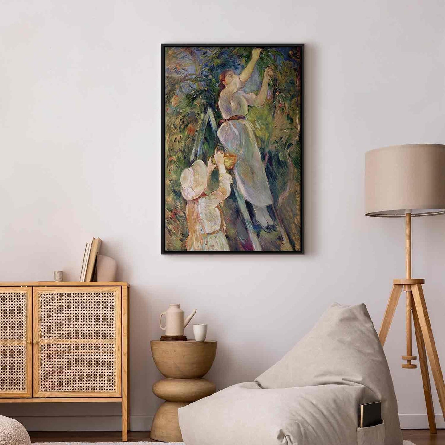 Leinwandbild - Berthe Morisot – The Cherry Picker
