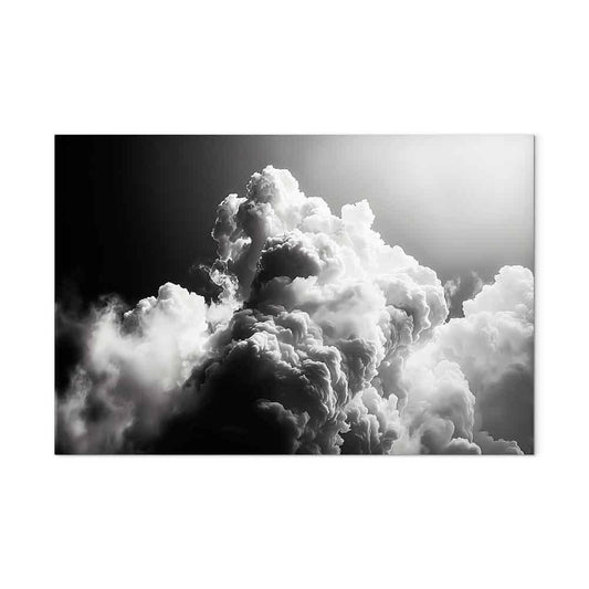 Leinwandbild - Clouds Like from Dreams: Let the Sun Illuminate Your Day – A Visual Feast