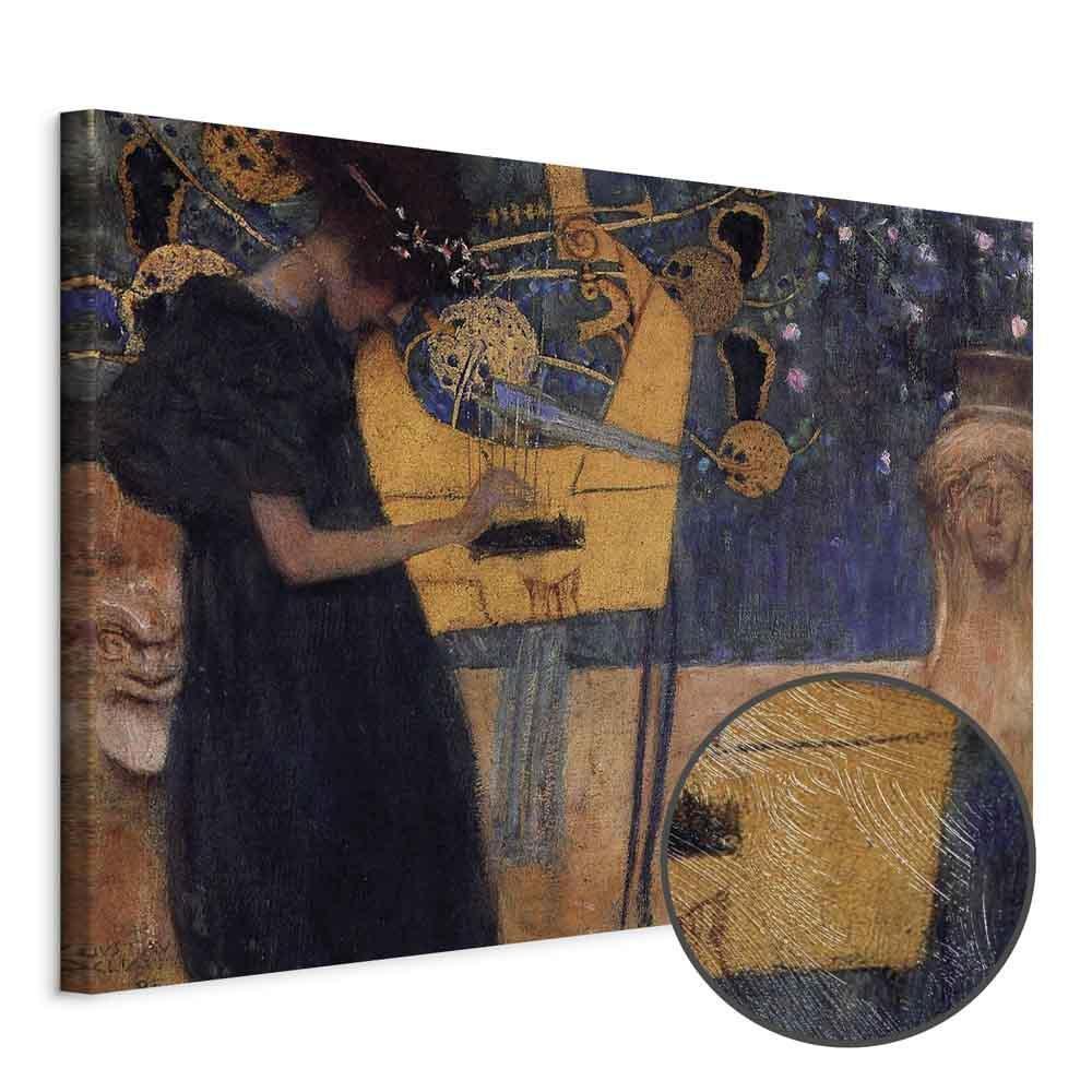 Leinwandbild - Gustav Klimt – Music
