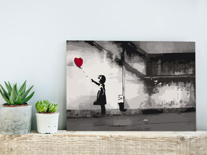 Fleeting Love Leinwand mit vorgedruckten Zahlen - Sawelt