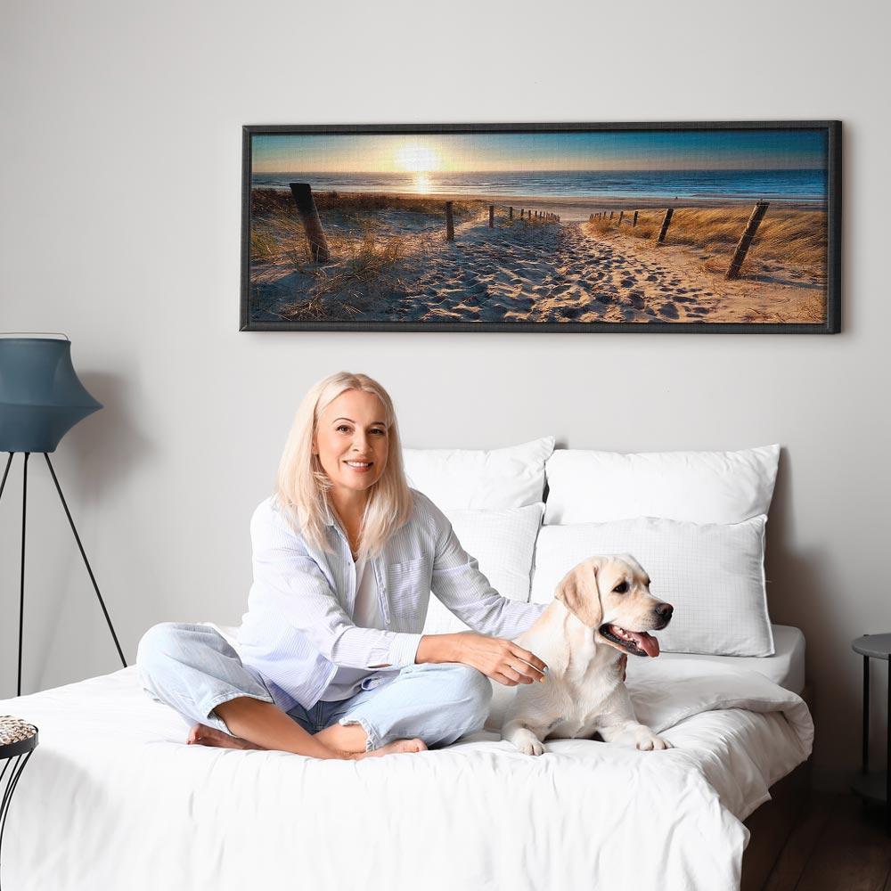 Leinwandbild - Sunset Path