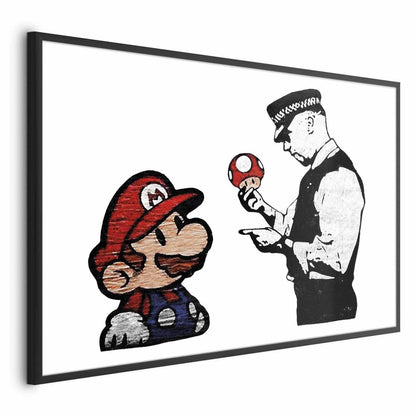 Poster - Banksy: Mushroom Picker Artgeist