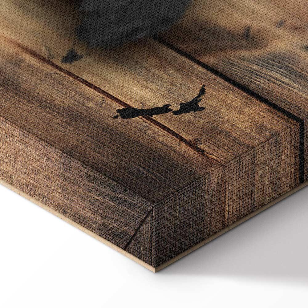 Leinwandbild - Silver World