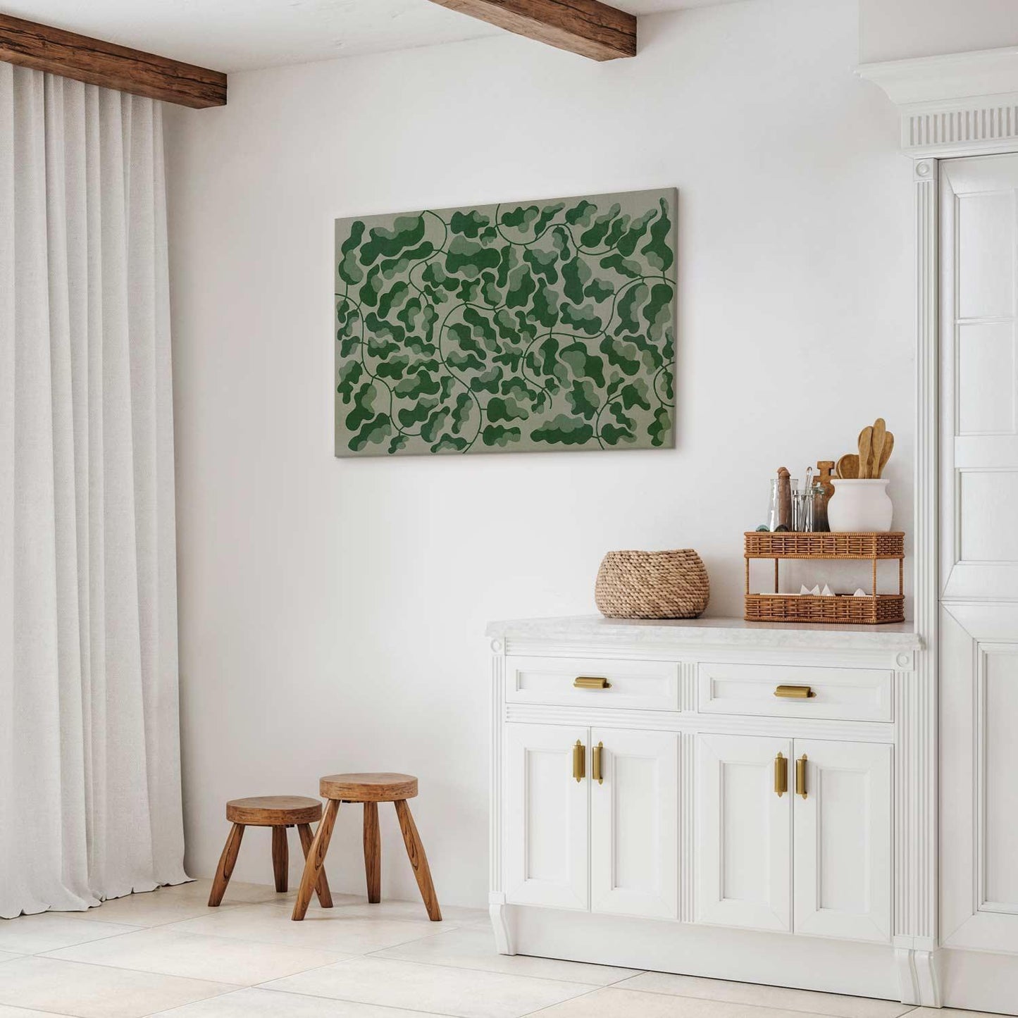 Leinwandbild - Green labyrinth