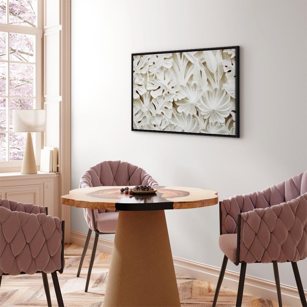 Leinwandbild - Ceramic Leaves (1 Part) Wide