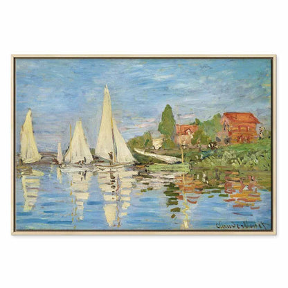 Leinwandbild - Claude Monet – Regattas at Argenteuil