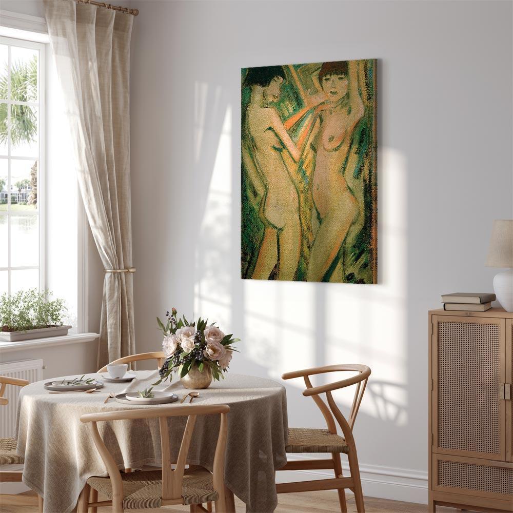 Leinwandbild - Otto Mueller – Two Girls
