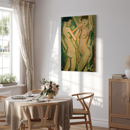 Leinwandbild - Otto Mueller – Two Girls