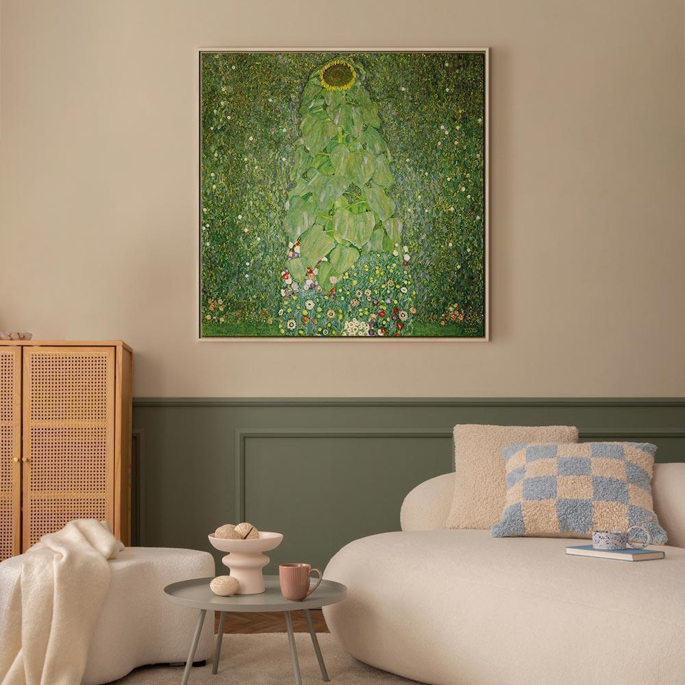 Leinwandbild - Gustav Klimt – The Sunflower