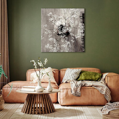 Leinwandbild - Dried Flowers (1 Part) Square