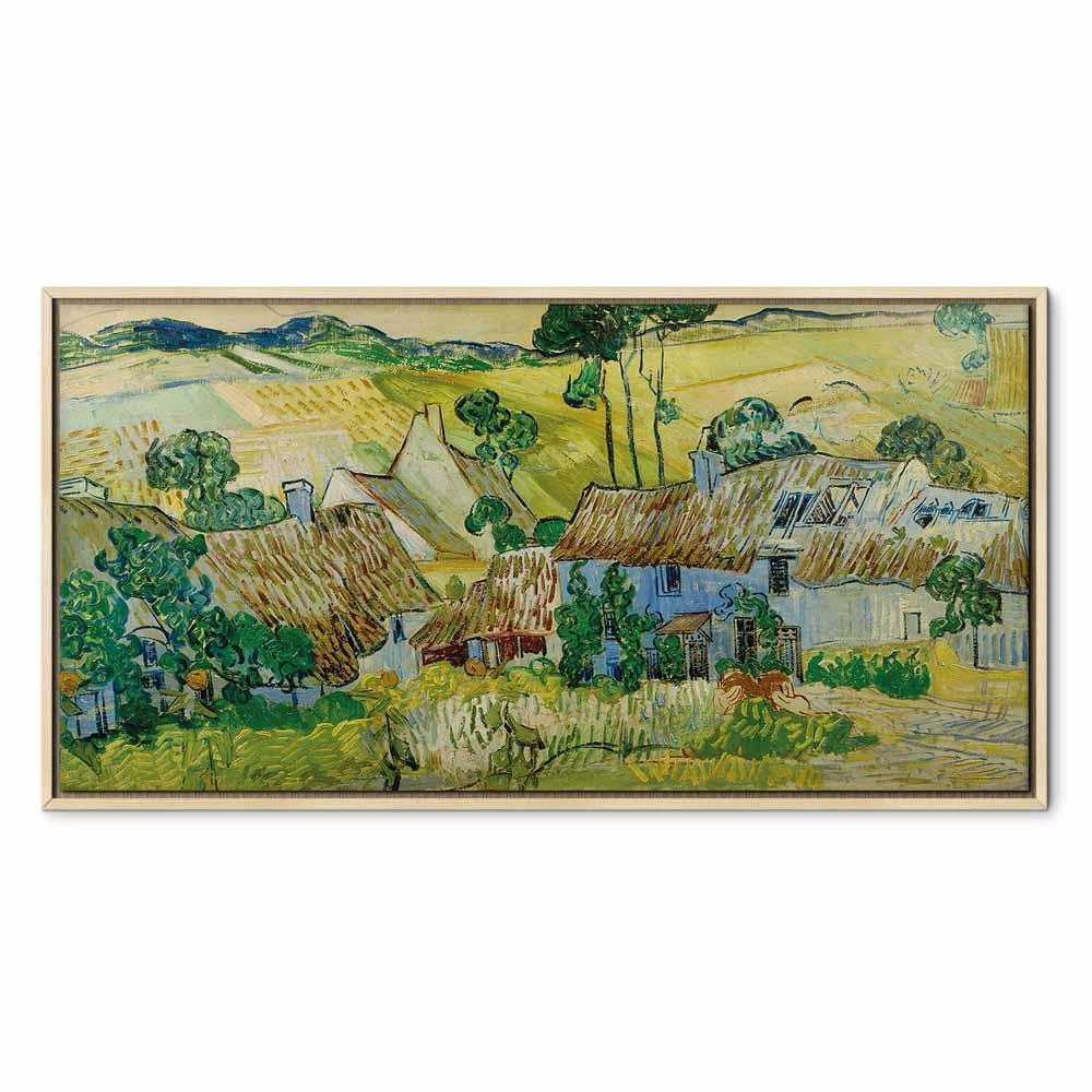 Leinwandbild - Vincent Van Gogh – Farms near Auvers