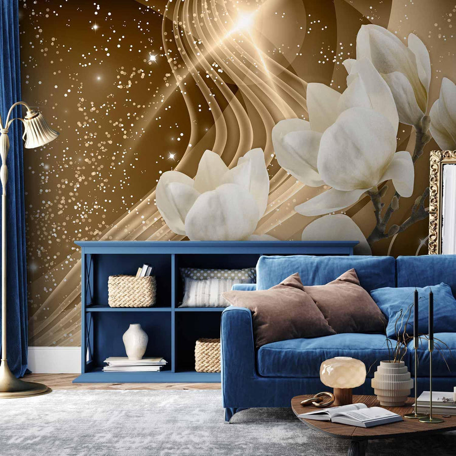 Fototapete - Golden Milky Way Artgeist