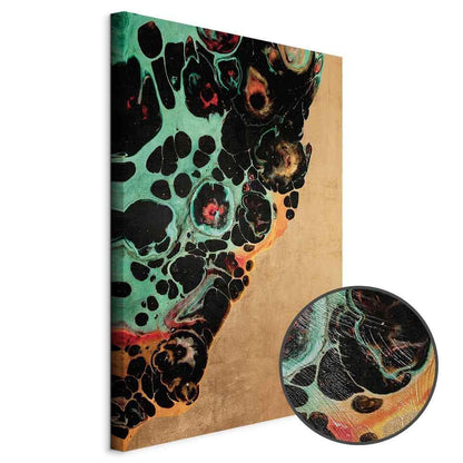 Leinwandbild - Composition of Micro Shapes (1-part) - Abstract Forms of Colors