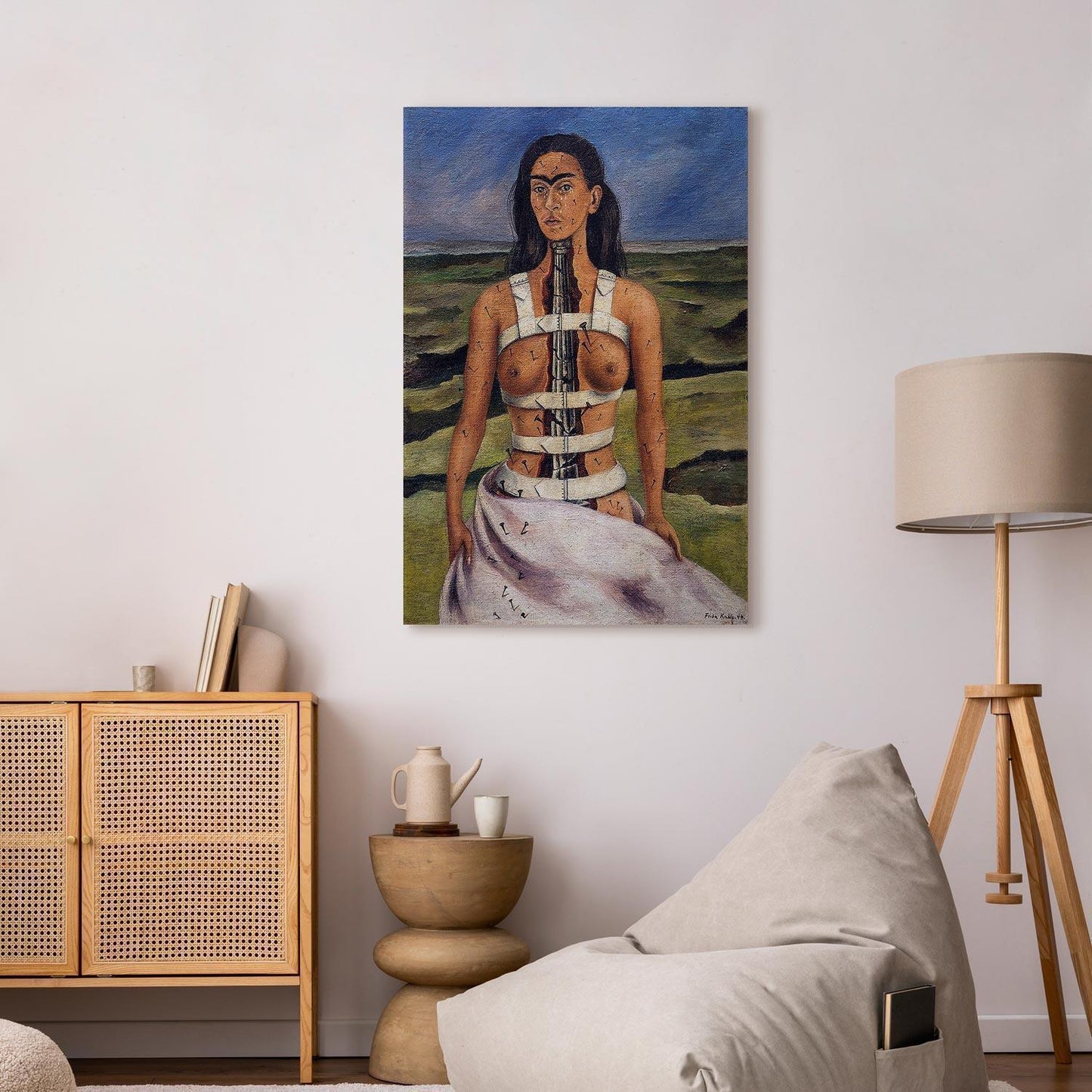 Leinwandbild - Frida Kahlo – The Broken Column