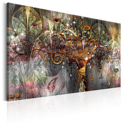 Leinwandbild - Gold Tree Artgeist