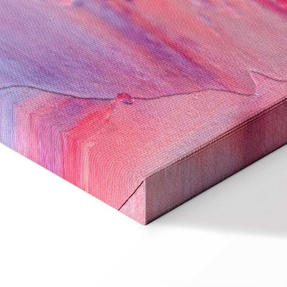 Leinwandbild - Colorful Contrasts - Energetic Color Transitions in Shades of Pink