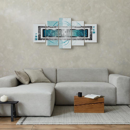 Leinwandbild - Turquoise blizzard