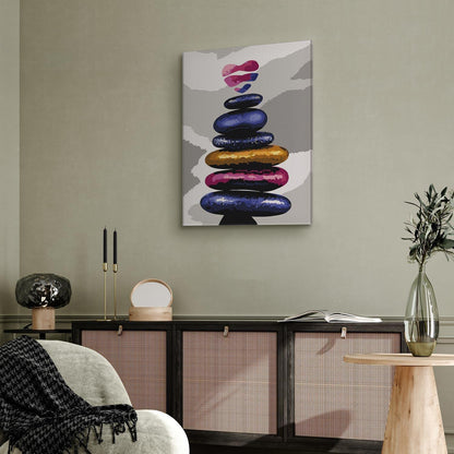 Malen nach Zahlen - Colored Pebbles