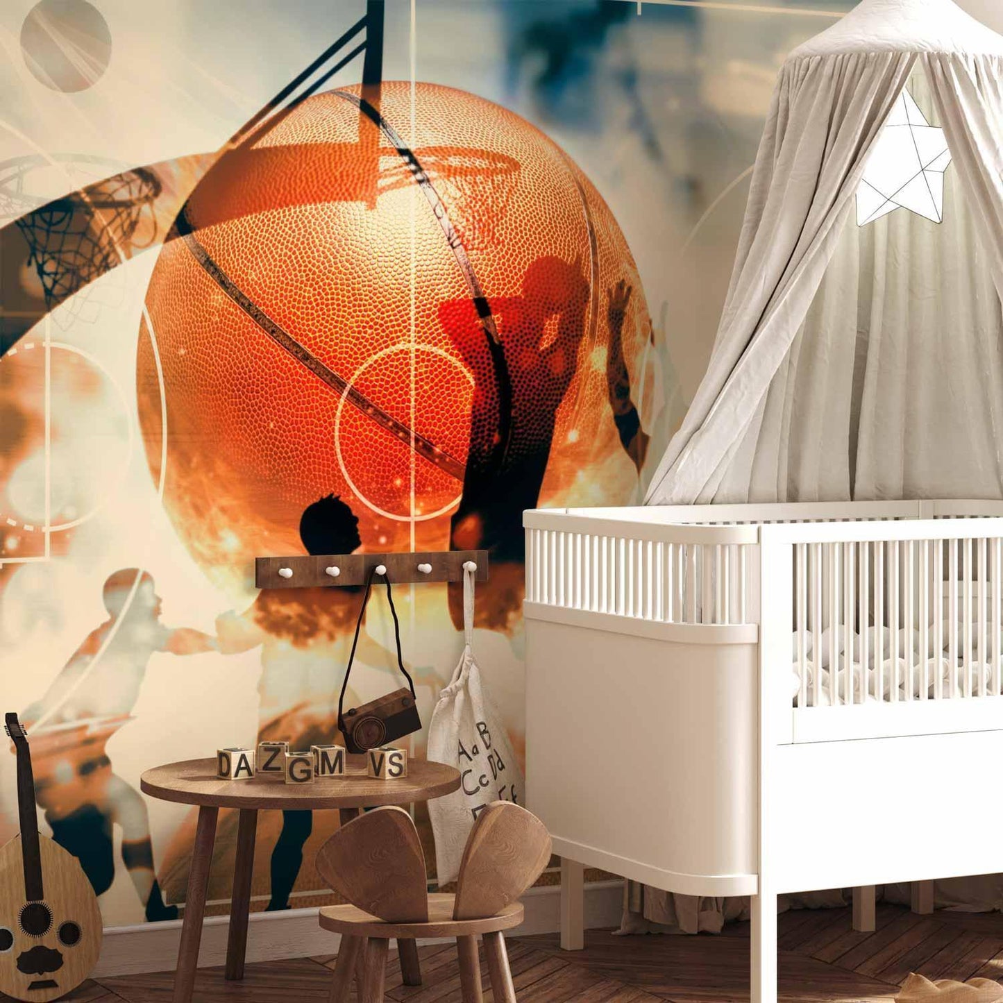 Fototapete - I love basketball!