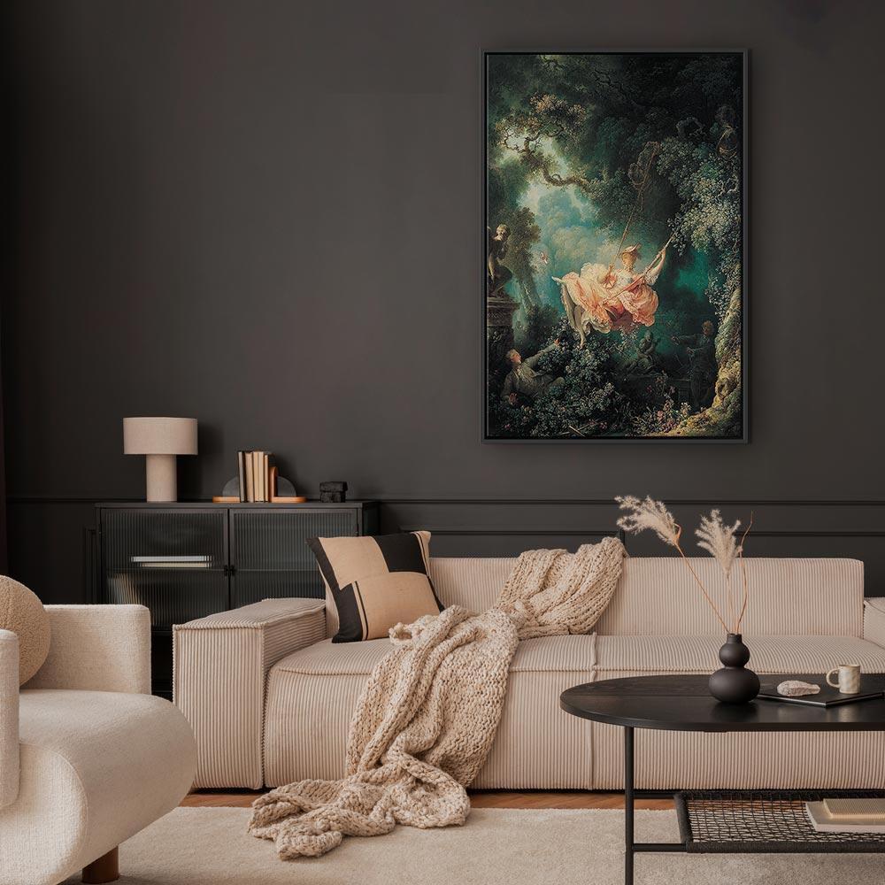 Leinwandbild - Jean-Honoré Fragonard – The Swing