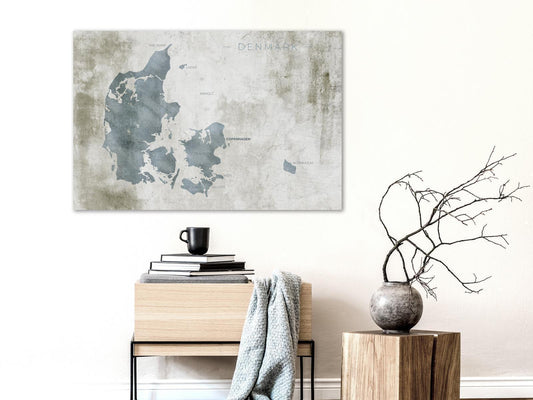 Korkbild - Scandinavian Blue Artgeist