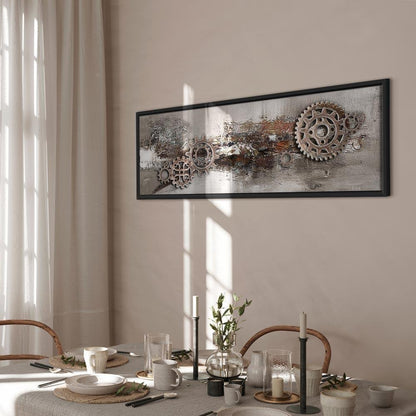 Leinwandbild - Steel Cranks (1 Part) Narrow