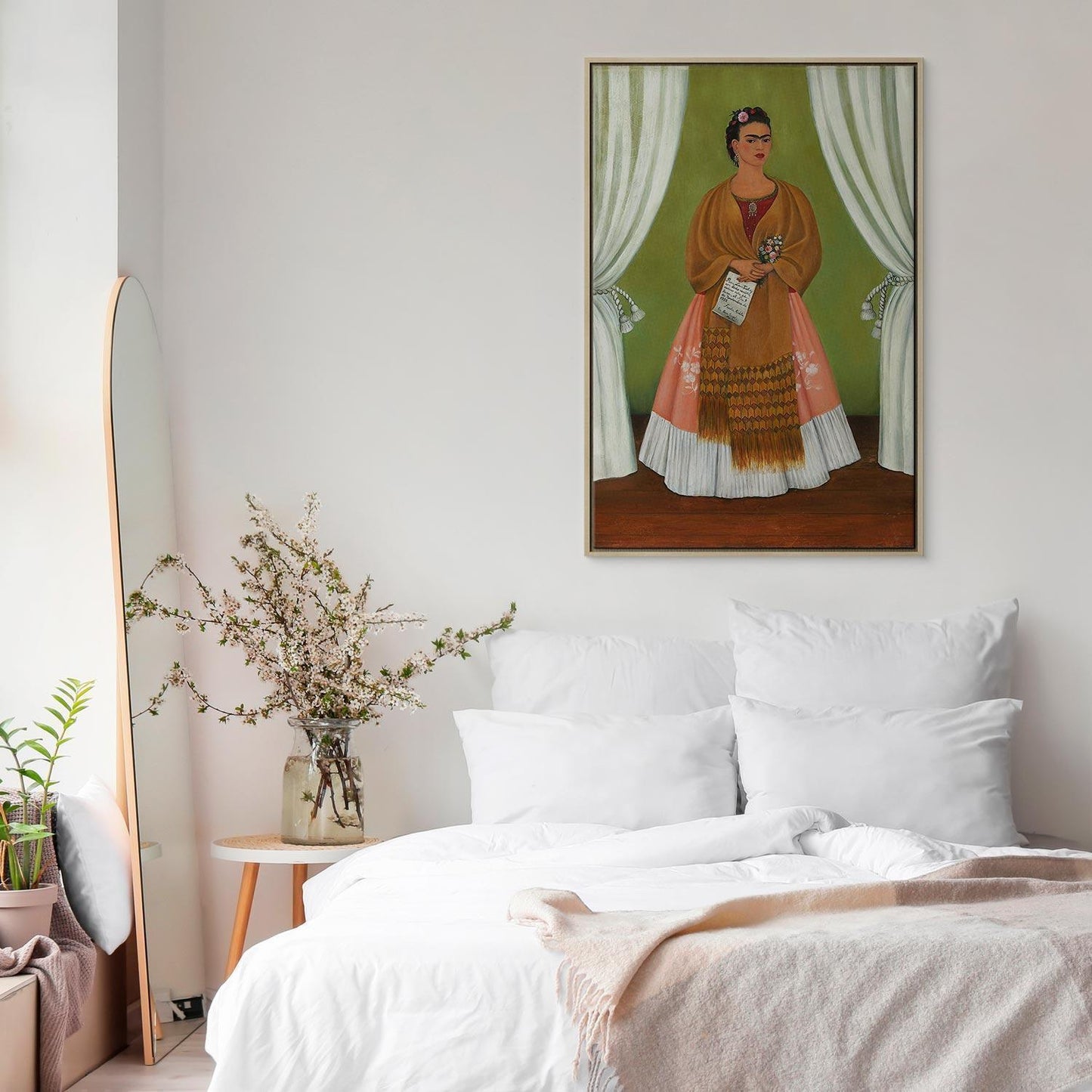 Leinwandbild - Frida Kahlo – Self-Portrait Dedicated to Leon Trotsky