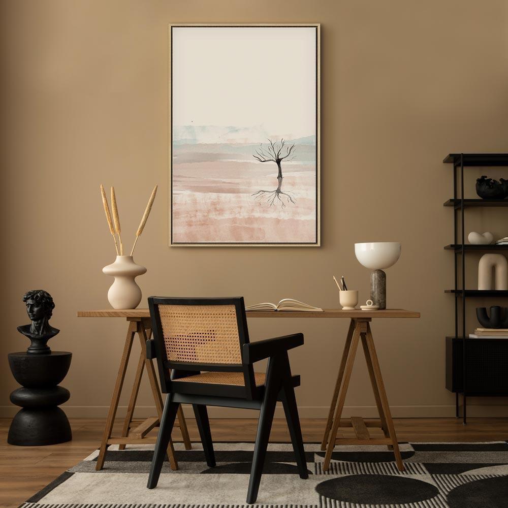 Leinwandbild - Watercolor Landscape (1 Part) Vertical