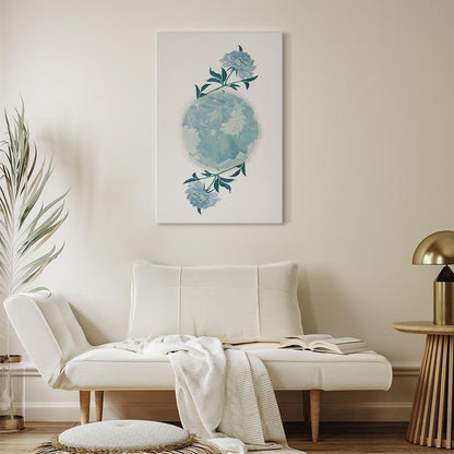 Leinwandbild - Floral Planet (1 Part) Vertical